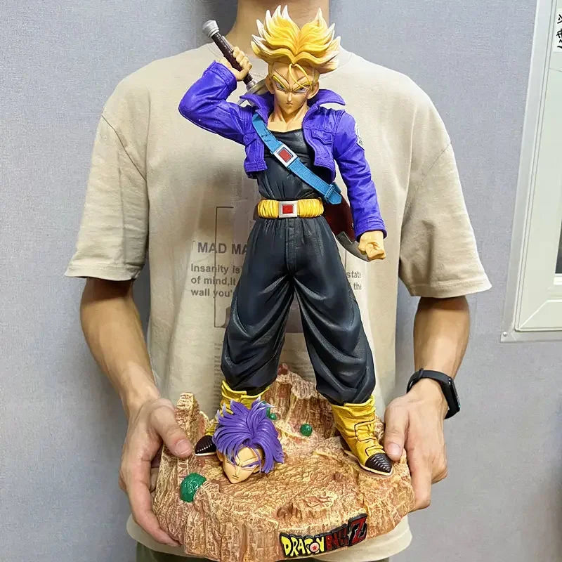 Dragon Ball Trunks Future New 50cmWarrior Action Figure Pvc Anime Model Desktop Decoration Collections Festival Giofts Toys Kid