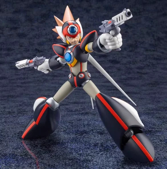 Genuine Kotobukiya Rockman Black Zero Anime Action Figure Pvc 1/12 Genuine Collectible Model Assembly Ornaments Gifts in stock