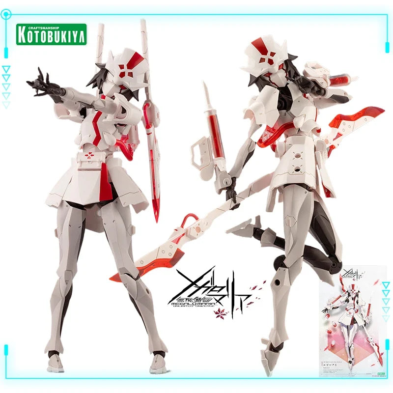 Kotobukiya Original Genuine Megalomaria Unlimited Universe Ruby Eye Mobile Suit Girl 16cm Assembly Model Action Figure Toys Gift