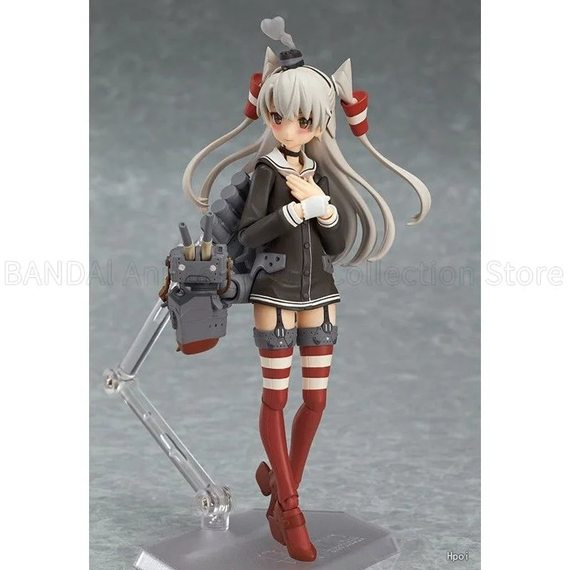 In Stock Original Max Factory Figma #240 Amatsukaze Kantai Collection Action Humanoid Decoration Model Toys