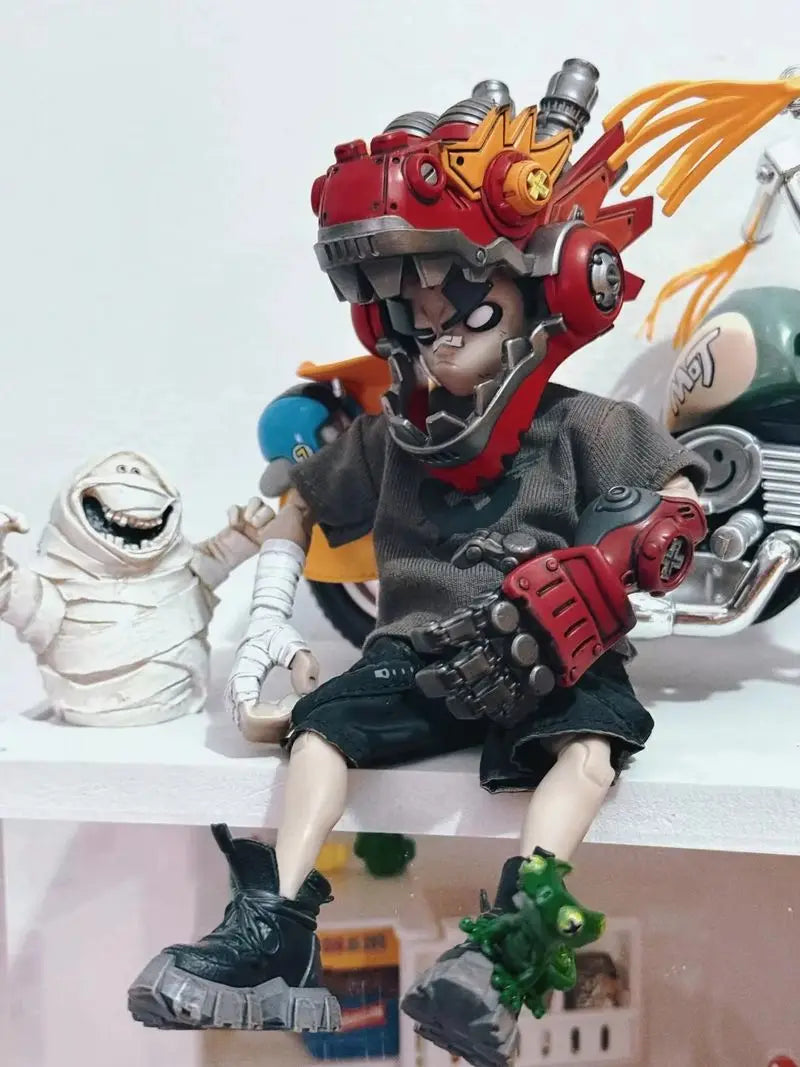 D_ONE STUDIO BLACK HORN Black Horned Dragon limited original trendy toy 1/12 Model Action Figure Toy Collection Gift