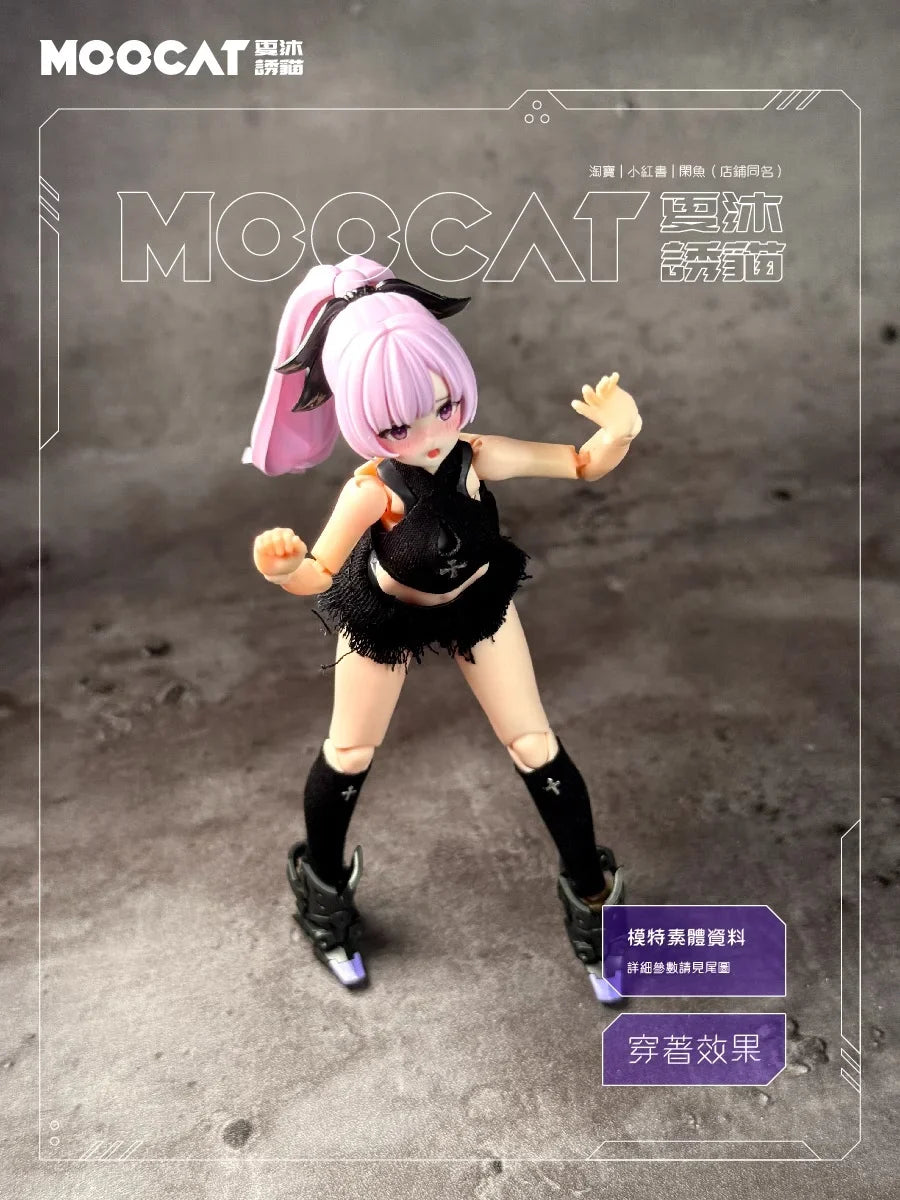 【No Figure】1/12 Scale Female Mini Sleeves Arms Calf Cover Long Socks for 6in Action Figure Romankey Gynoid Kotobukiya Model