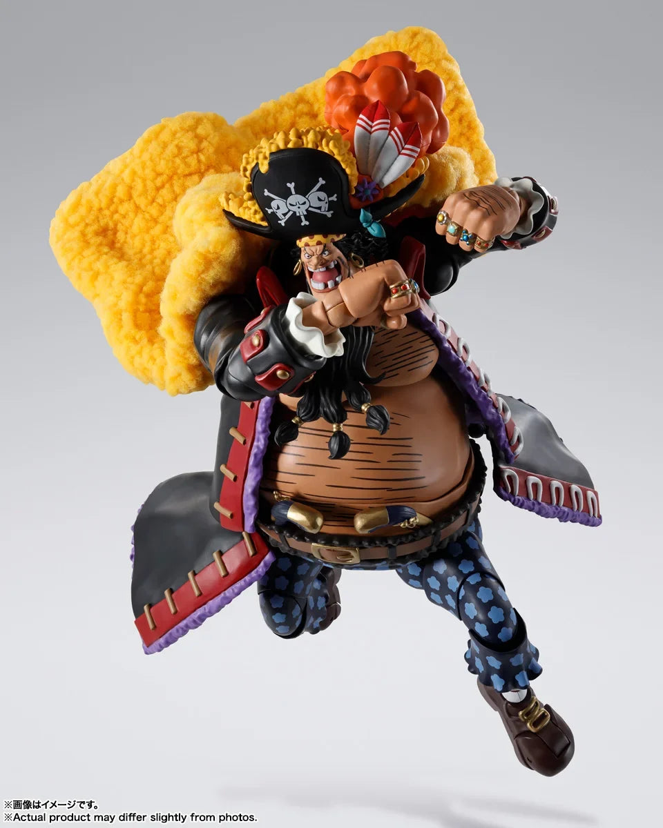In Stock Original BANDAI SHFiguarts One Piece Marshall D Teach Figure Anime Action Model Genuine Boxed Toy