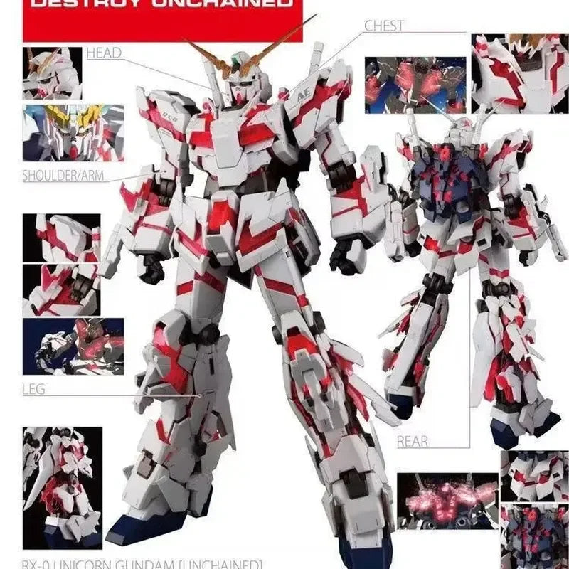 2025 New Assembly Model Unicorn No.1 Robot With Base Gift Color Box Daban Pg 1/60 Collectible Toys And Hobbies Action Figures