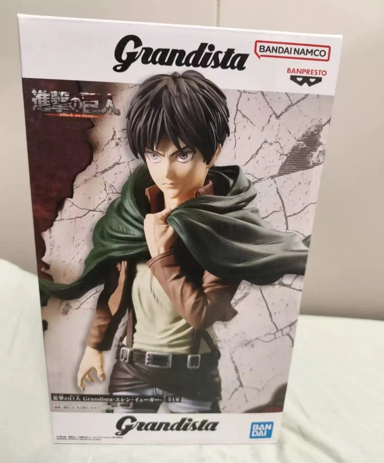 In stock, glasses factory, Attack on Titan, Grandista Eren, Captain Levi, scenery, figures