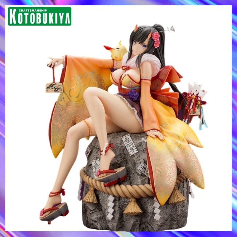 Original in Stock KOTOBUKIYA Azur Blue Route Dragon and Phoenix Phoenix Dance New Year 1/7 Figures Model Toys Gifts Collection