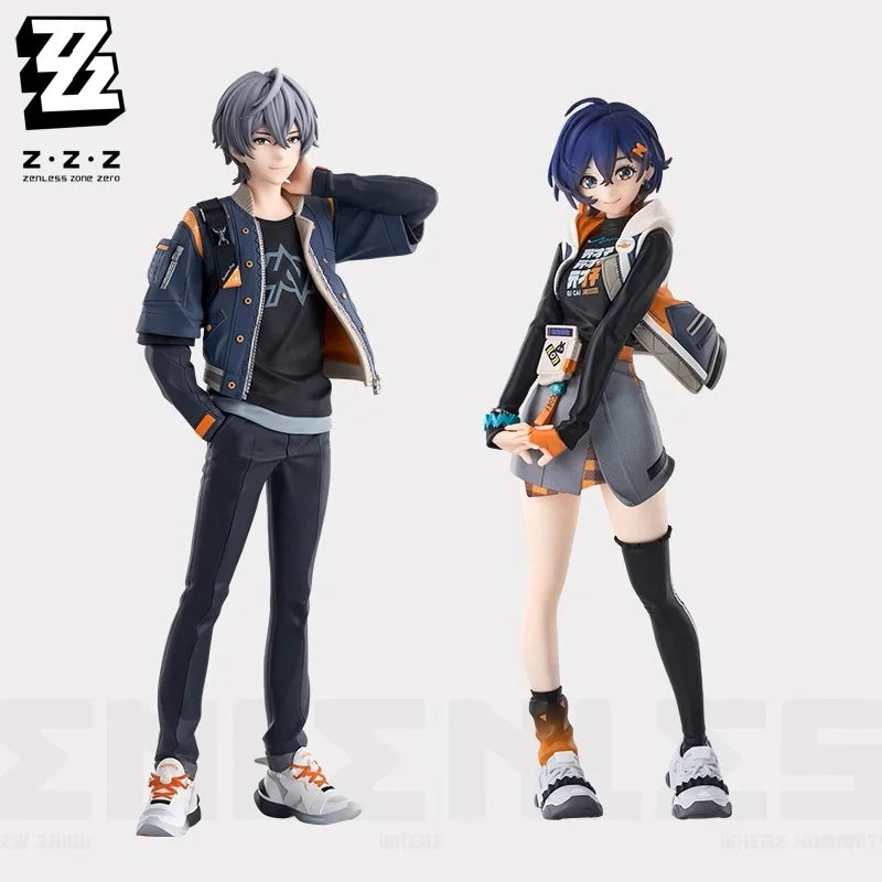 Zenless Zone Zero Belle Wise Anime Figure Original PVC Model Collection Toy Gift Desktop Decoration Ornament Figurine Game Merch