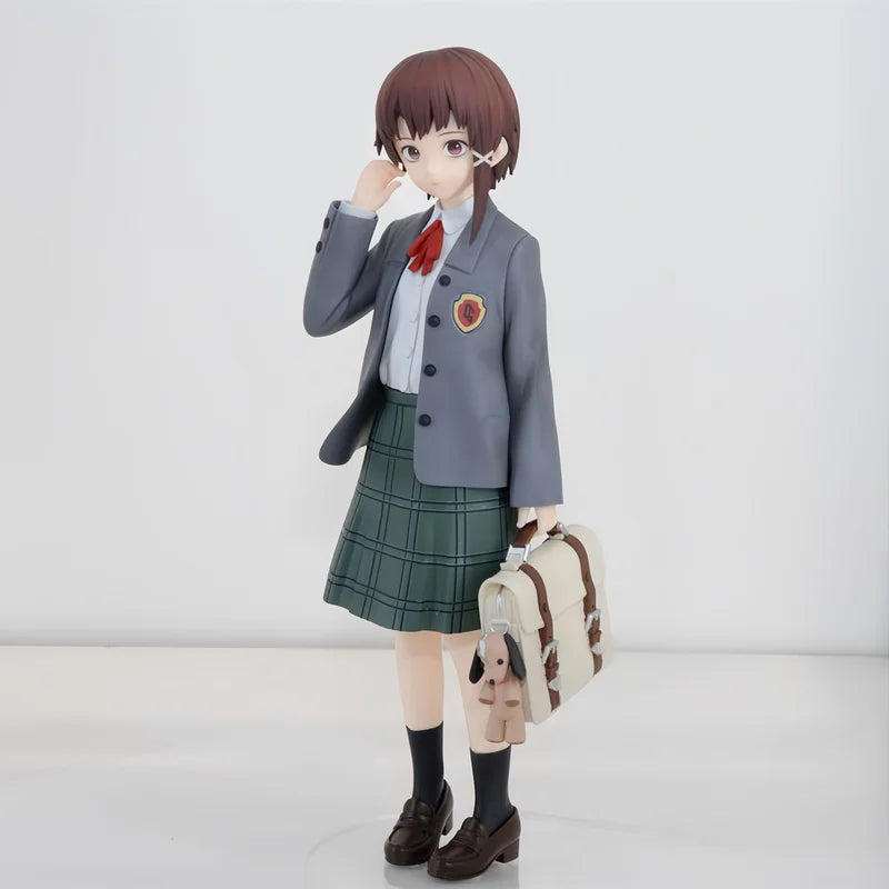 Original Gsc Bemalt Pop Up Parade Serial Experiments Lain Iwakura Lain L 23cm Actionfigur Modell Dekoration Spielzeug Geschenk