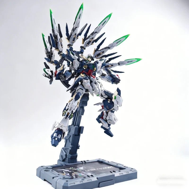 Vientiane Fusion 1/100 Apocalypse Mecha Model Kit Assembly Toy Action Figures Alloy Skeleton With Stand Desktop Decor Boy Gift