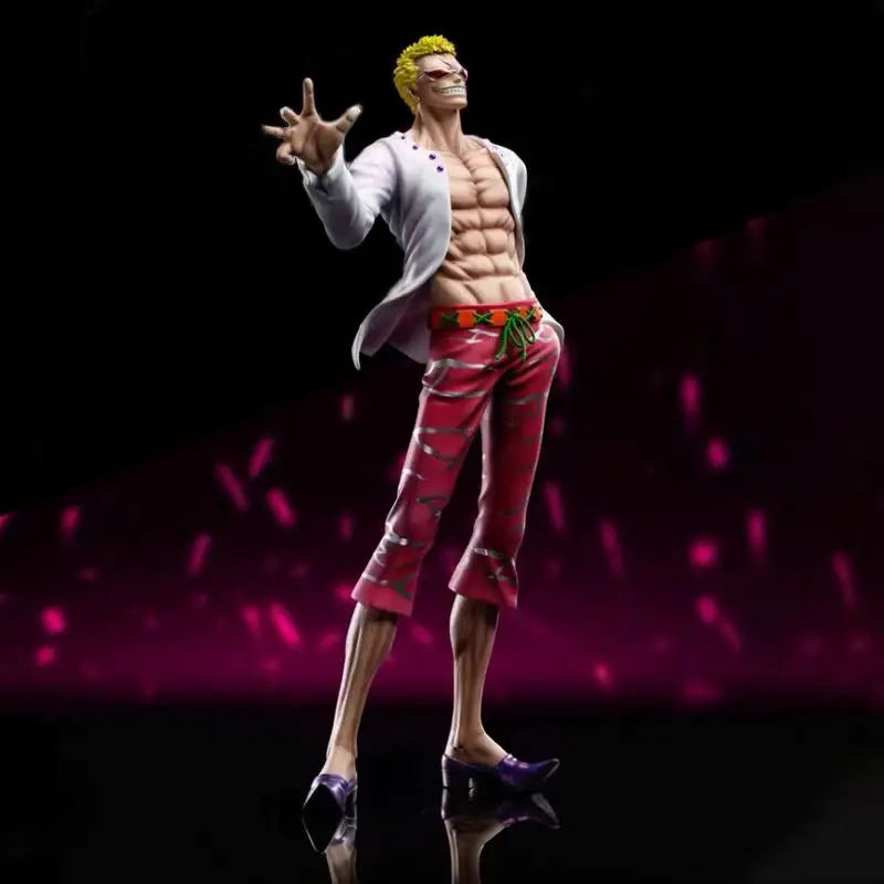 29cm One Piece Anime Figure Donquixote Doflamingo Action Figure Pvc Model Statue Doll Collection Decoration Ornaments Toys Gift