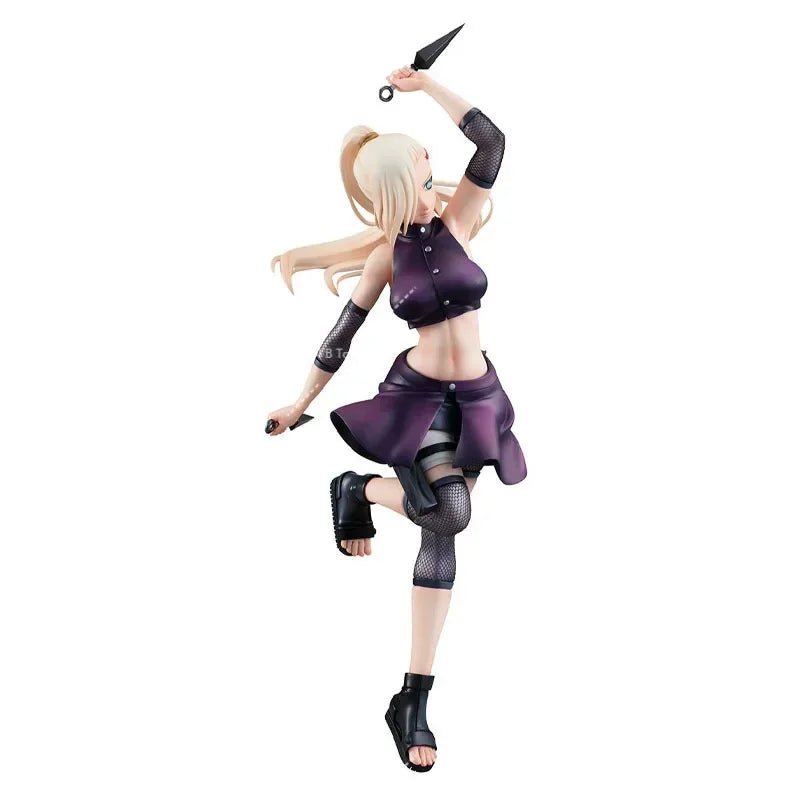 In Stock Real Mega House Mh Gals Naruto Yamanaka Ino Anime Action Figures Toys for Young Girls Children Gifts Collection Model
