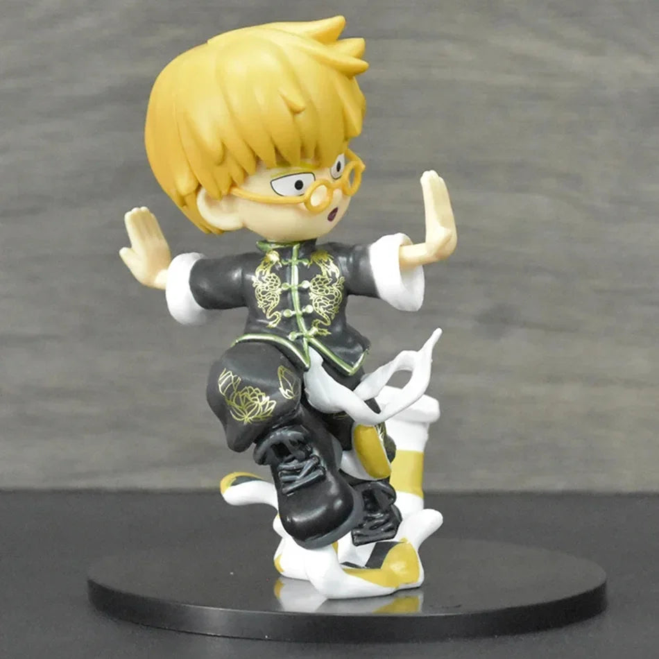 Mob Psycho 100 Reigen Arataka Q Edition Anime Figure Kawaii Sitting Palm Series Model Doll Desktop Ornament Collectible Gift