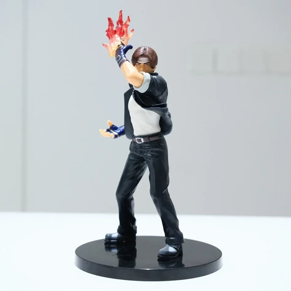 18cm The King of Fighters '98 SNK Anime Figure Kyo Kusanagi Iori Yagami Action Figures Arcade Game peripheral PVC Model Toy Gift