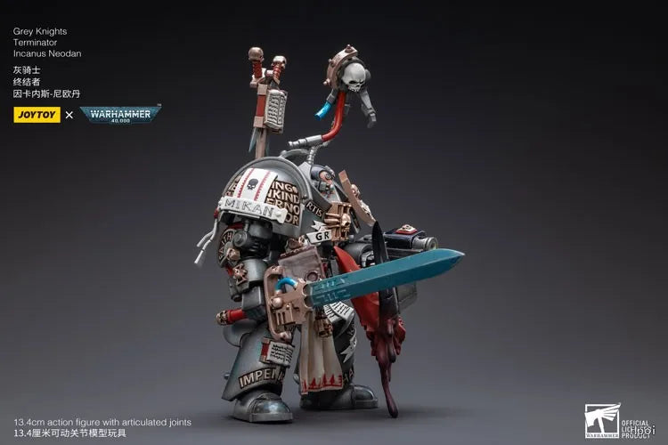 【UA】JOYTOY  Warhammer 40K  Scale 1/18  Action Figures Grey Knights Terminator Incanus Neodan  Models Toys Gifts
