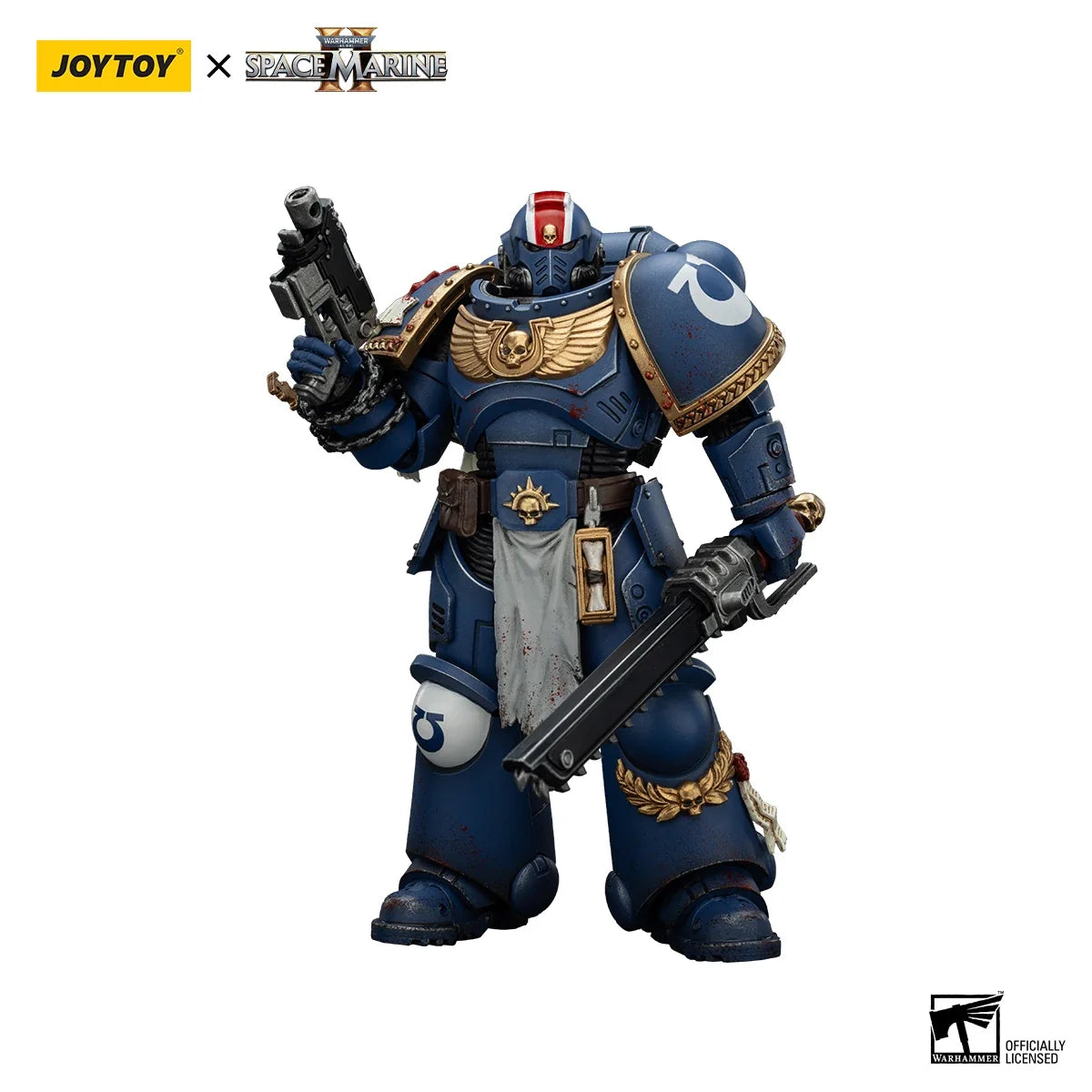 【In stock】 JOYTOY Warhammer 40K 1/18 Action Figures Ultramarines Lieutenant Titus-Collectors Edition Anime Model Toys Gift