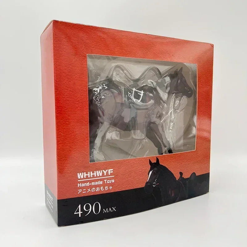 16cm #490 Figma Max Factory Anime Figure figma Horse ver.2 White/Brown Action Figure Adult PVC Collectible Model Doll Toys Gifts