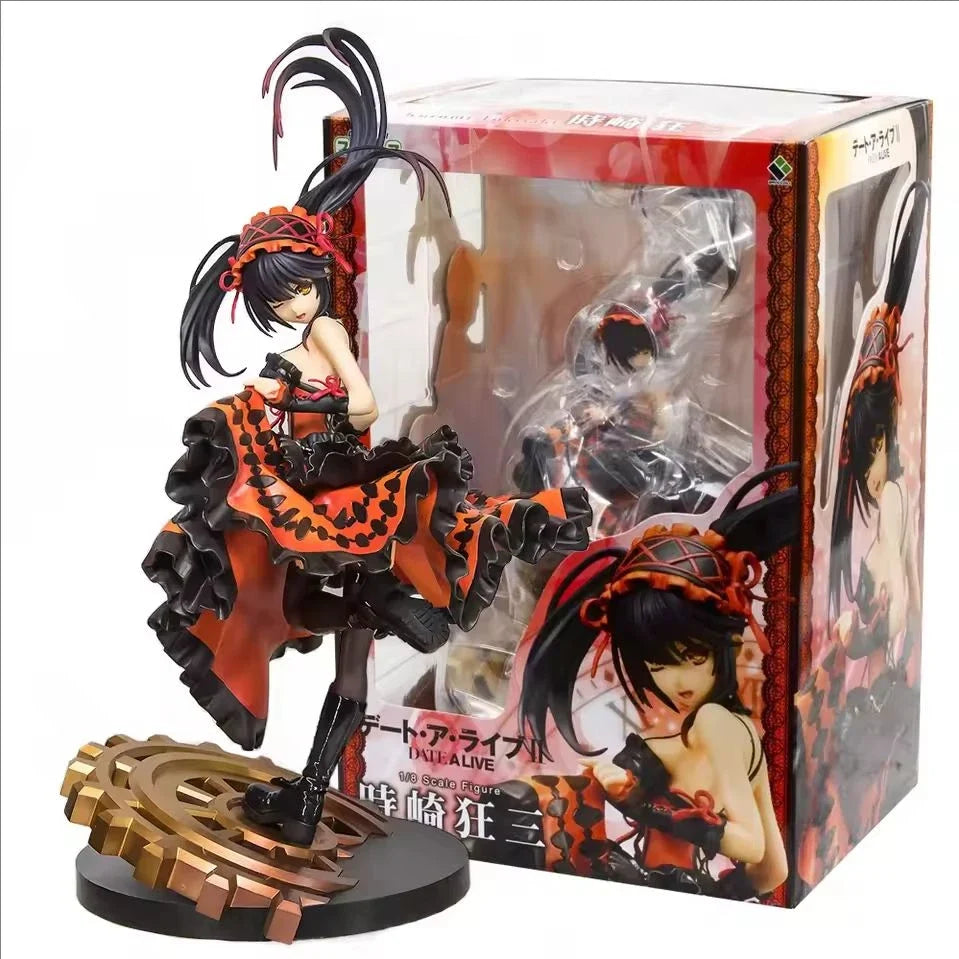 28cm Date A Live II Sexy Anime Figure Kurumi Tokisaki Action Figure Nightmare Kurumi Tokisaki Figurine Collection Model Doll Toy