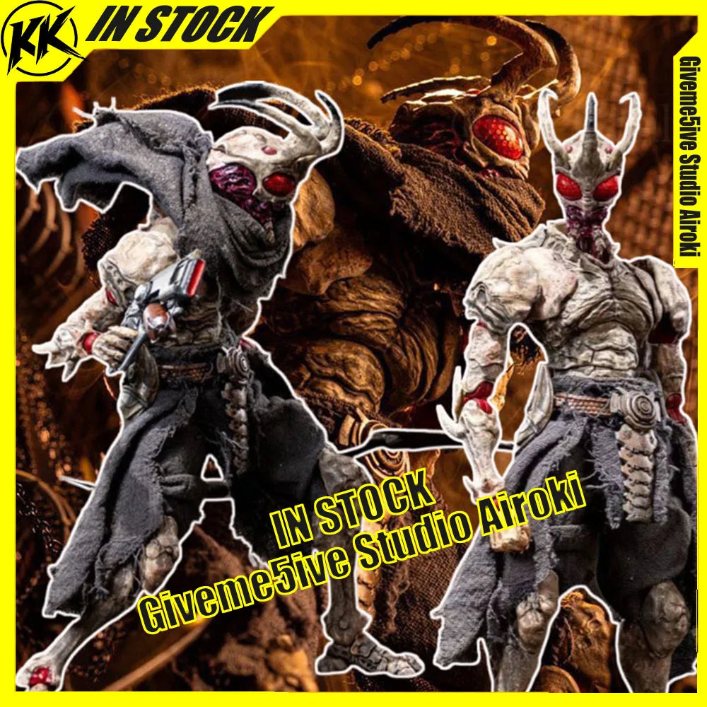 in stock Giveme5ive Studio Airoki 1/12 Worm Series Movable Model Figures Pvc Statue Doll Collect Decoration Toy Halloween Gifts