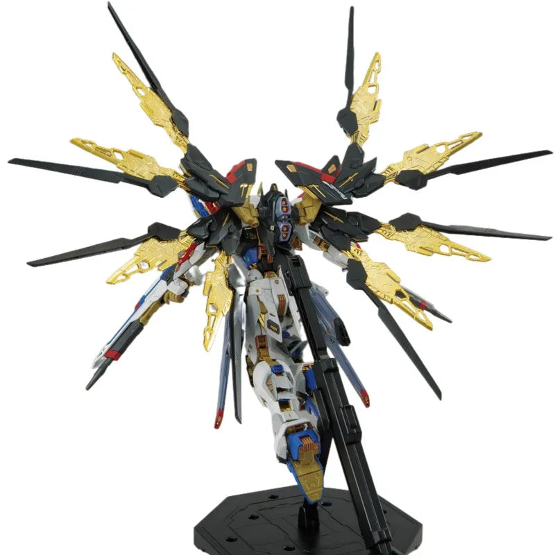 In Stock Bandai Original MGEX 1/100 GUNDAM Anime Model STRIKE FREEDOM GUNDAM WING Action Figure Assembly Model Robot Toy Gift