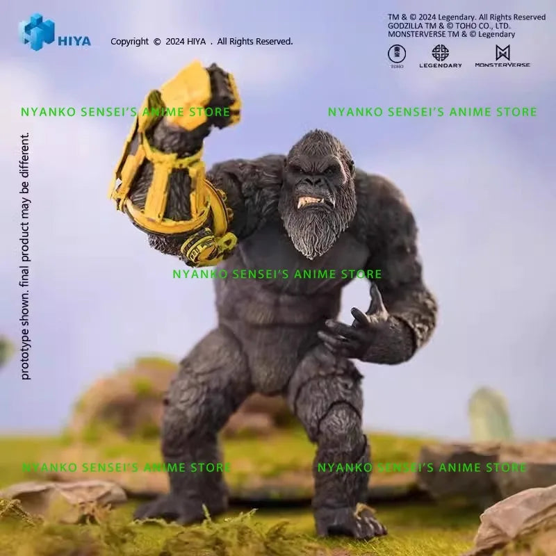 In Stock HIYA Godzilla Vs. Kong 2 Kong  Mechanical Glove Ver. 1/10 Action Figure Anime Models Toy Doll Gift Hobby Collectible