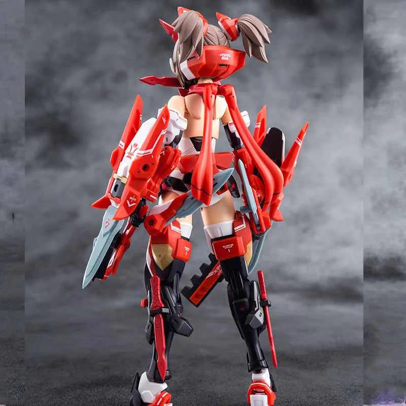 KOTOBUKIYA Original MEGAMI DEVICE SRA NINJA KANAME ASRA ARCHER KIZUNA Anime Action Figure Assembly Model Toys Collectible Model
