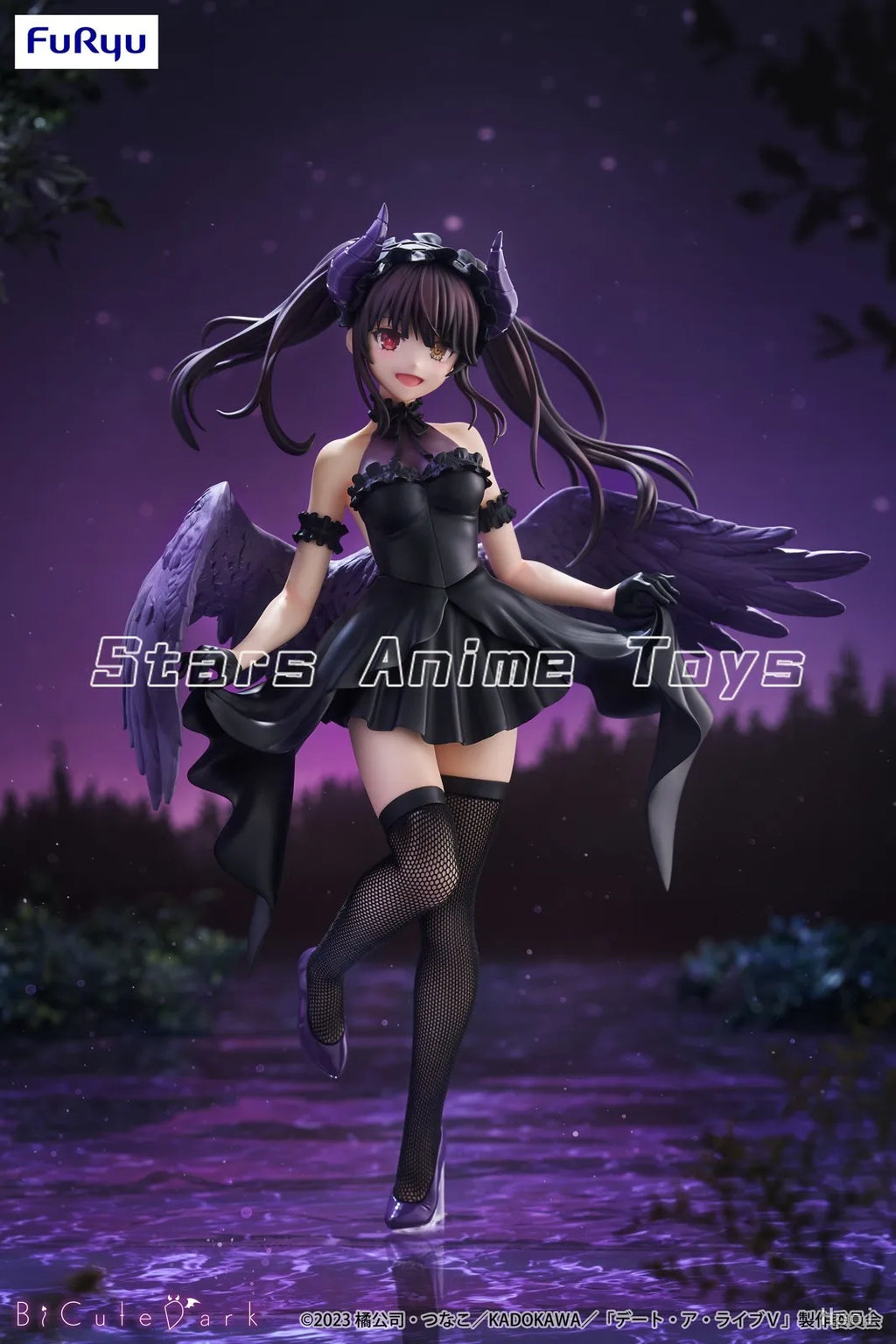 【Pre Sale】Original FuRyu BiCute Dark Figure DATE ALIVE IV Kurumi Tokisaki Animation Figure Collection Model Toys