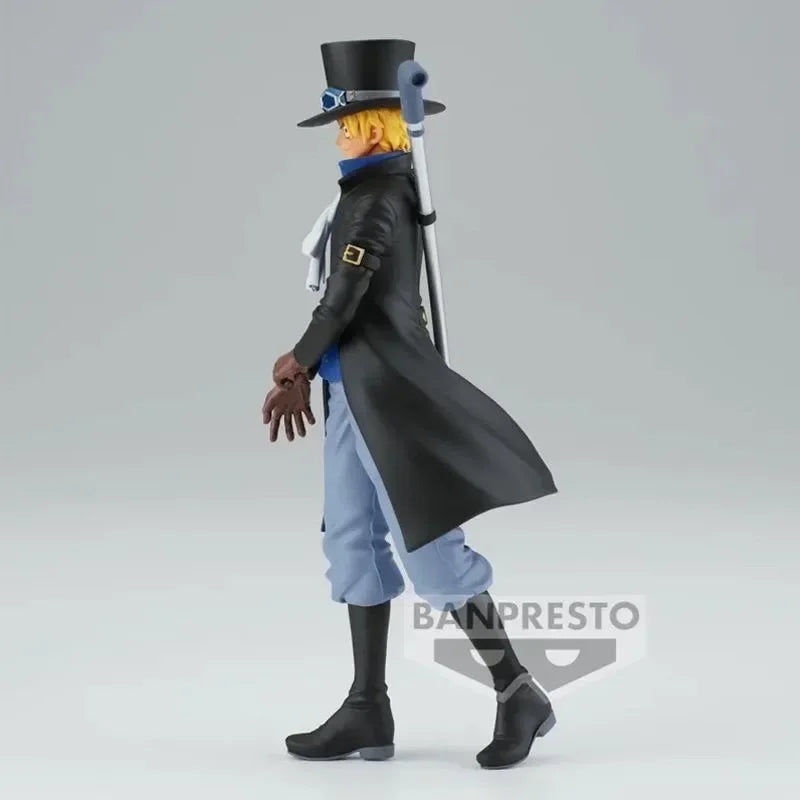 Original Bandai ONE PIECE Sabo Anime Action Figures Collection Ornaments Figure Toys Birthday Gift 17cm Abs