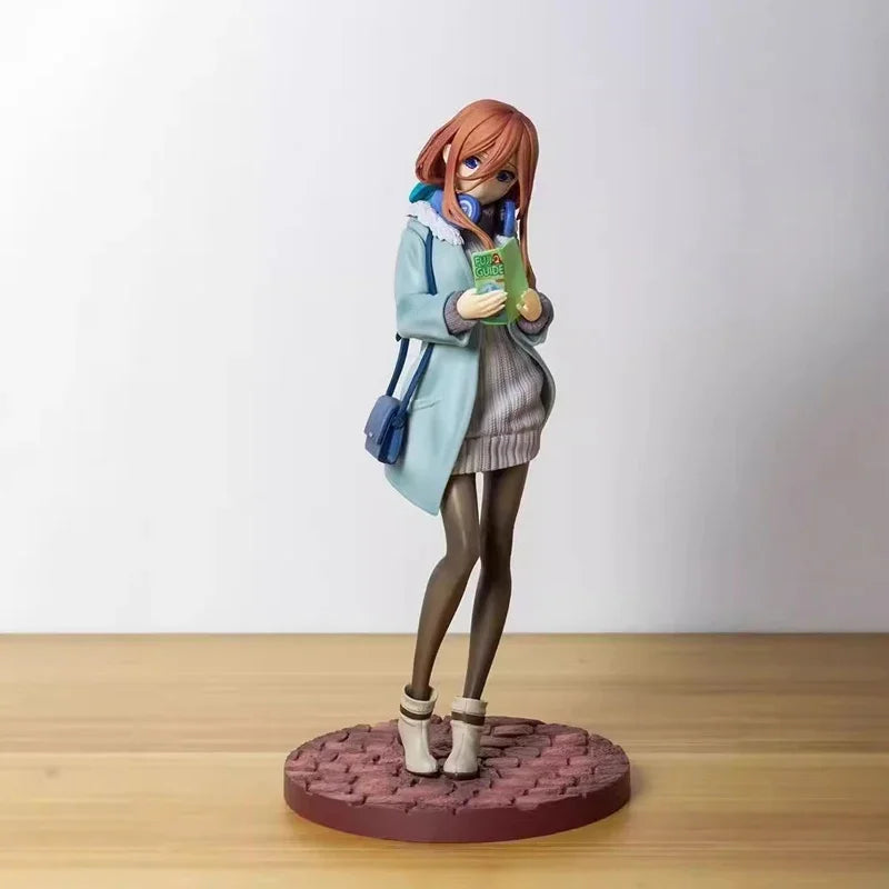 26cm The Quintessential Quintuplets Anime Girl Figure Miku Nakano Action Figure Nino Nakano Figurine Adult Model Doll Toys Gifts