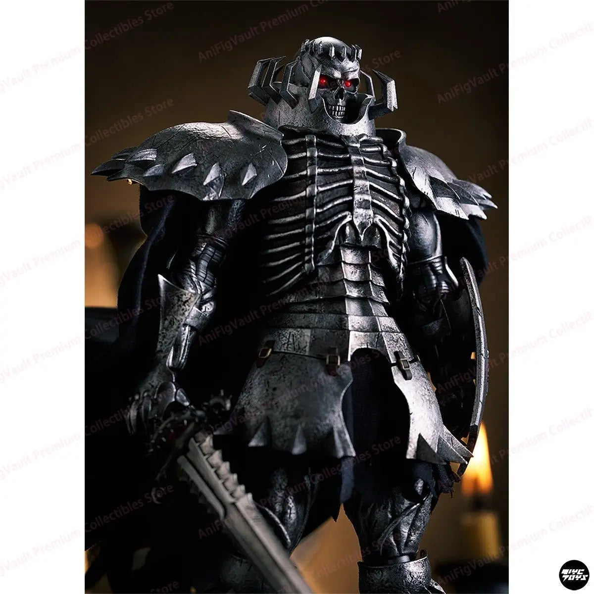 Auf Lager MAX FACTORY Figma Berserk Skull Knight Actionfigur Anime Modell Trendiges Spielzeug Desktop-Puppe Sammlerstücke