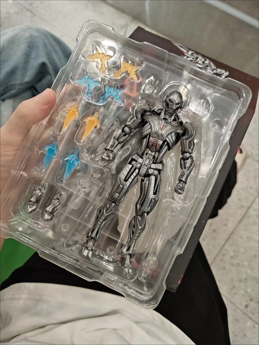 In Stock Original AC Factory Ultron AC Toys Ultron Action Figures Kaiyodo Amazing Yamaguchi Avengers Collection Model Gift Toys