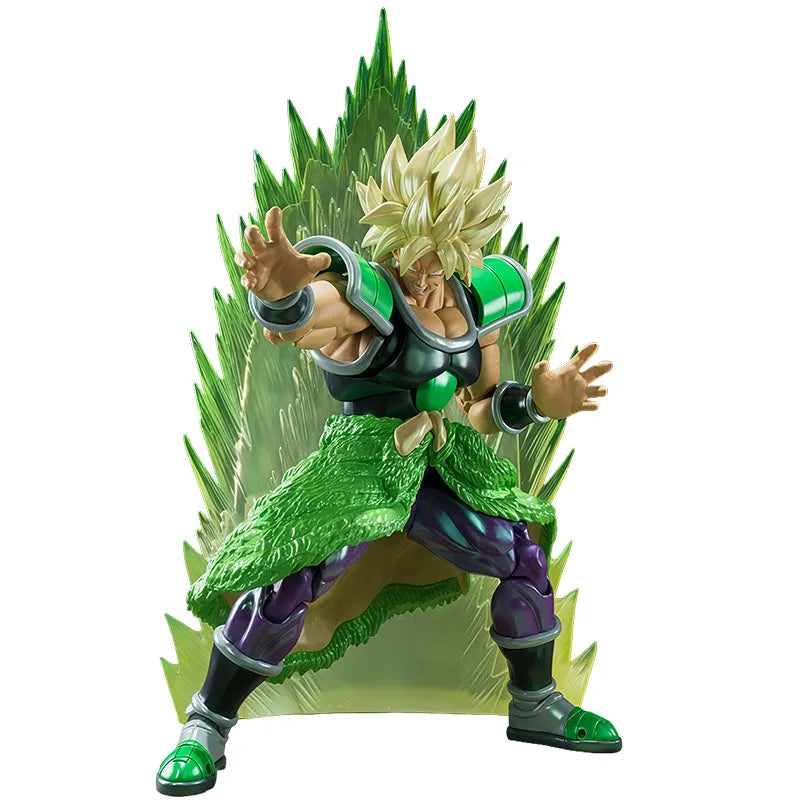 Bandai Genuine S.H.Figuarts Anime Figure Dragon Ball Super: Broly - Super Saiyan Broly - Exhibition Limited Edition - 190mm