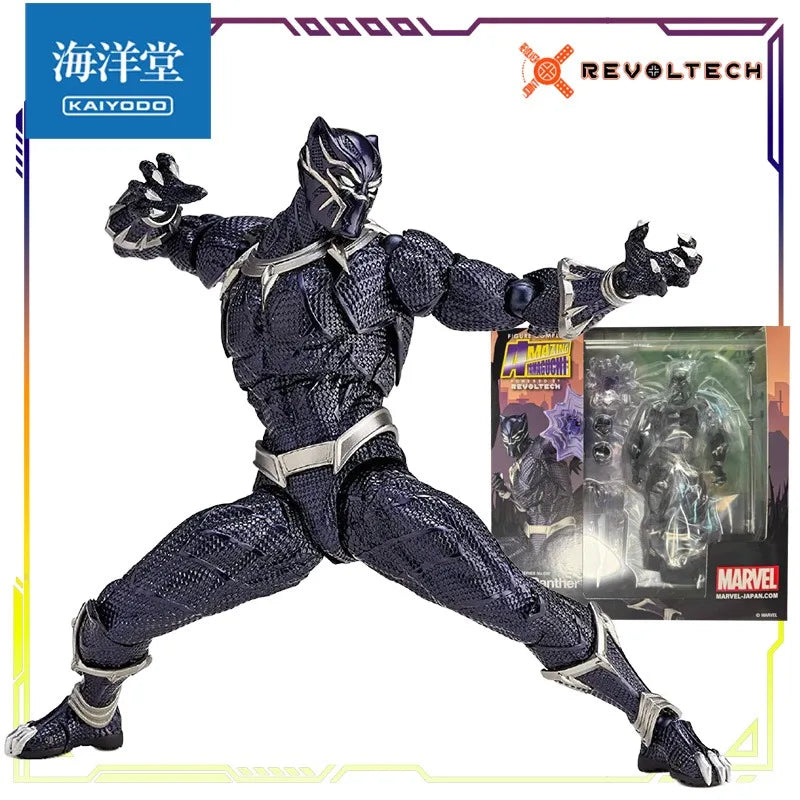 Kaiyodo Original Runner Technology Amazing Yamaguchi Style Series Panther Action Figure Model Toys Movable Model Gifts for Boys
