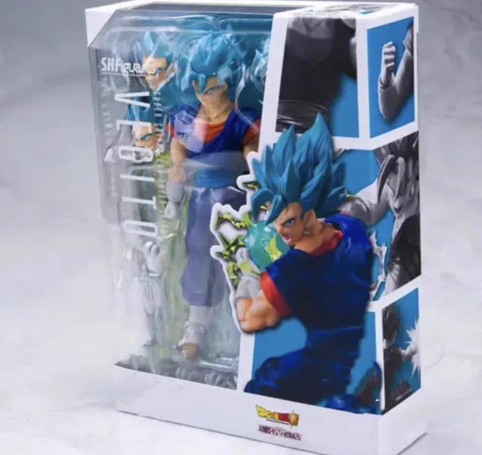 Hot 17cm Anime Dragon Ball Z Action Figure S.H.Figuarts Shf Exclusive Action Figure Super Saiyan Vegetto Doll Toy For Kids Gifts