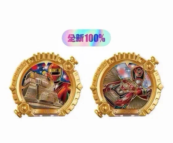 Bandai Genuine DX No.1 SENTAI GOZYUGER TEGASWORD Leon Buster 50 Sentai Ring Figure Toys Gift Collectible Model
