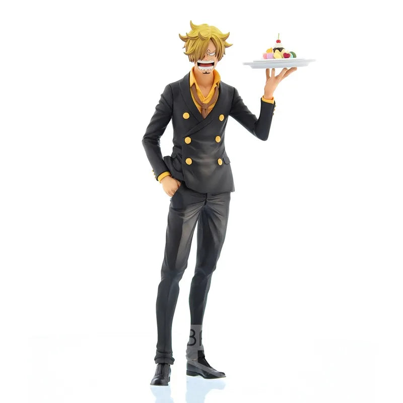 Bandai Original Banpresto Anime One Piece GRANDISTA NERO Sanji Action Figures Collection Doll Toys