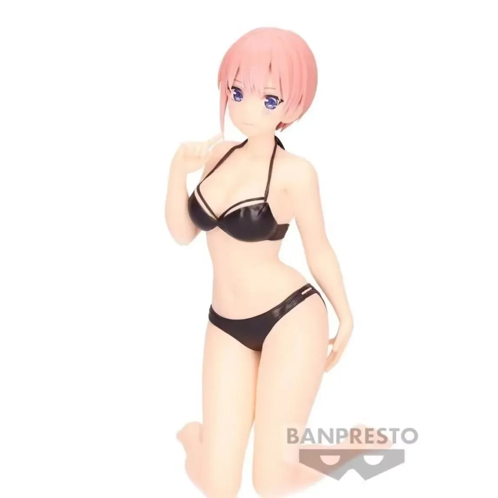 Original Bandai Nakano Ichika Celestial Vivi The Quintessential Quintuplets Nakano Nino Swimwear Collect Ornaments Figure Toys