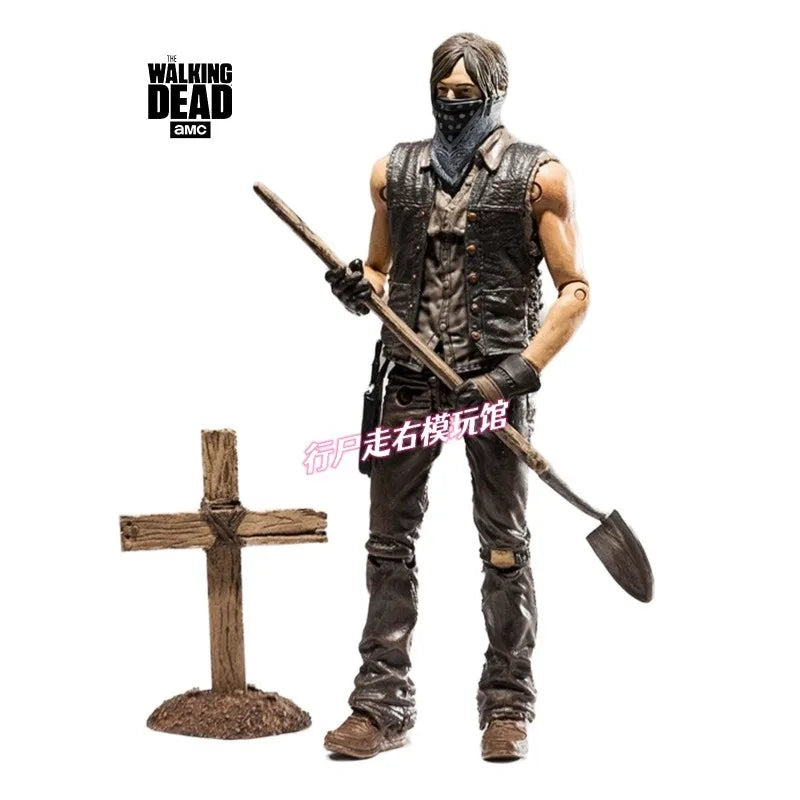 In Stock 5-inch 1/12 Action Figure RAVE DIGGER DARYL DIXON Anime Model Collectible Doll Boy Toy