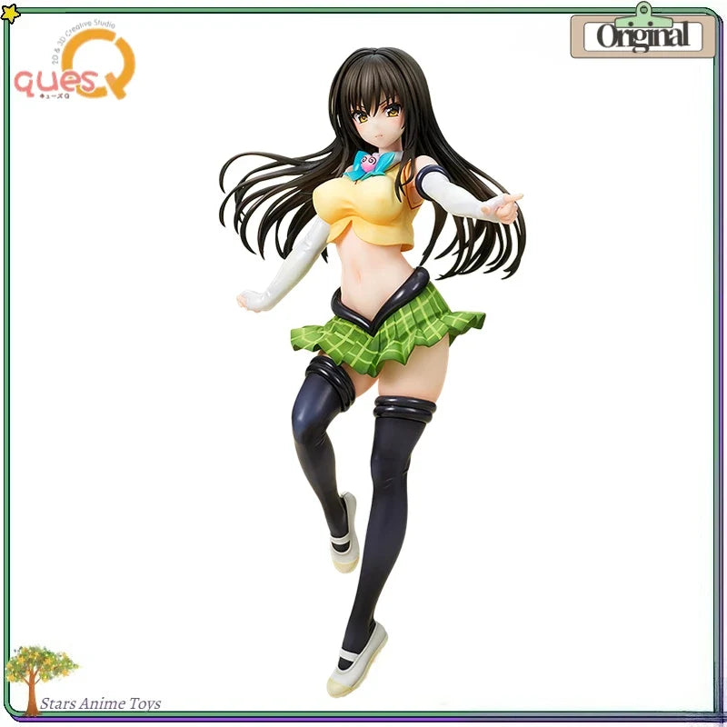 【Pre Sale】Original QuesQ To Love-Ru Darkness Kotegawa Yui Special School Uniform Edition 1/7 Ornament Anime Figure Collection