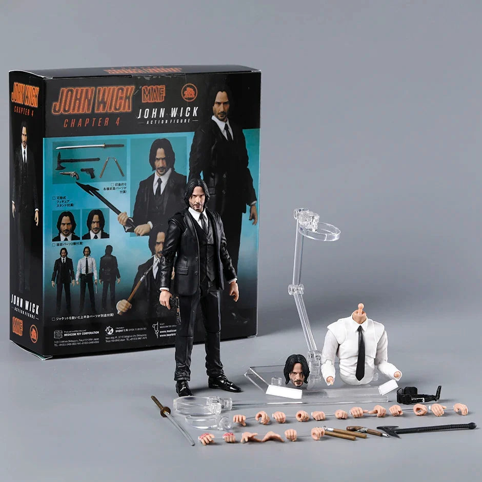 Medicom MAFEX No.212 John Wick Chapter 4 Action Figure Model Toy Gift For Collection