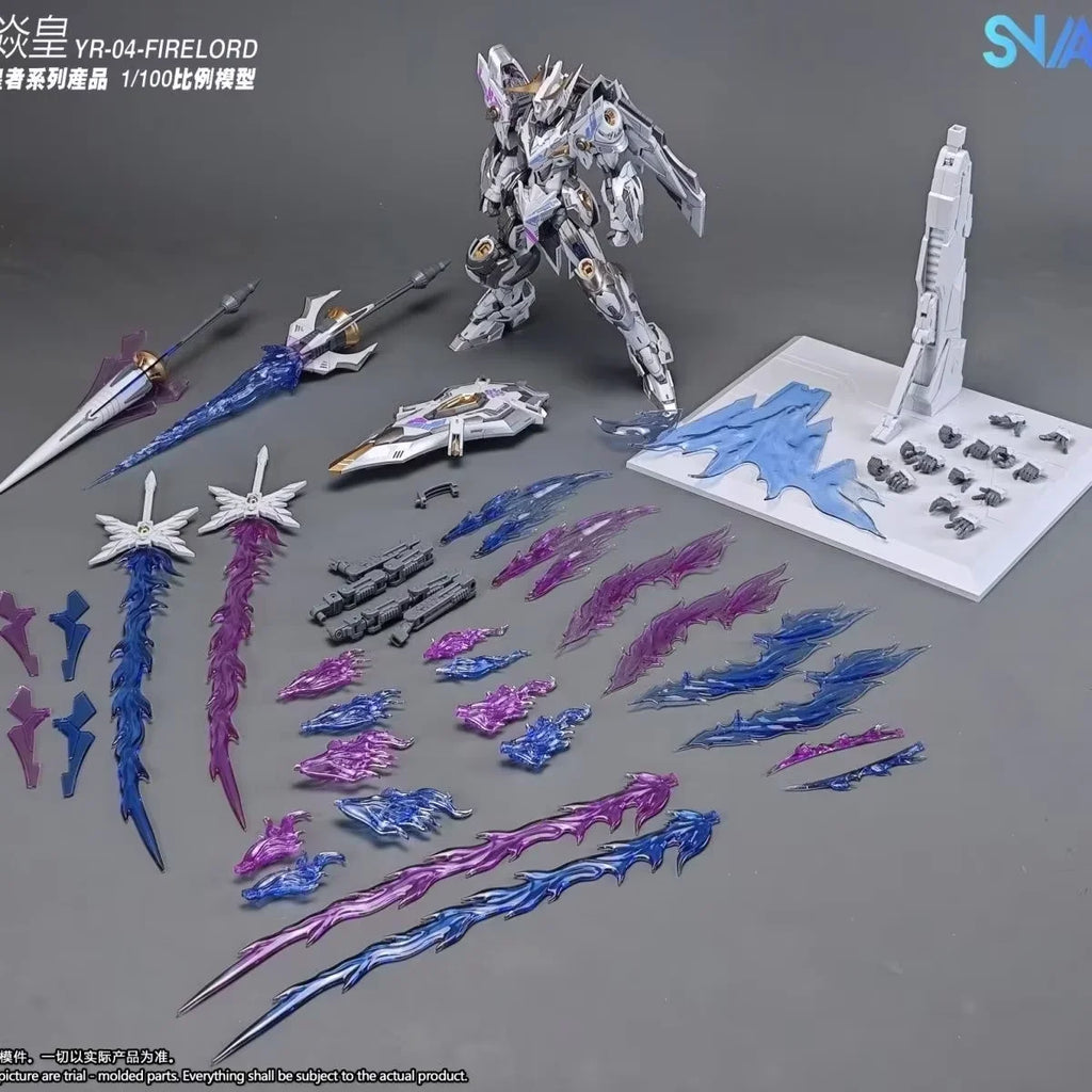 SNAA YR-04-Fire Lord Spirit of Phantom Inflammation Ver. Action Figure 1/100 Scale Assembly Model Kit Decor Craftsman Free Gift