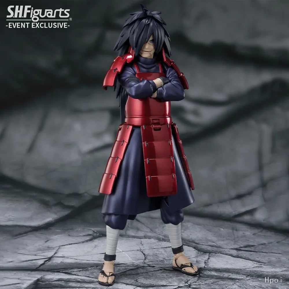 Bandai S.H.Figuarts (Shf) Naruto Shippuden Uchiha Madara - Exhibition Limited Edition - Anime Action Figure Collection Model Toy