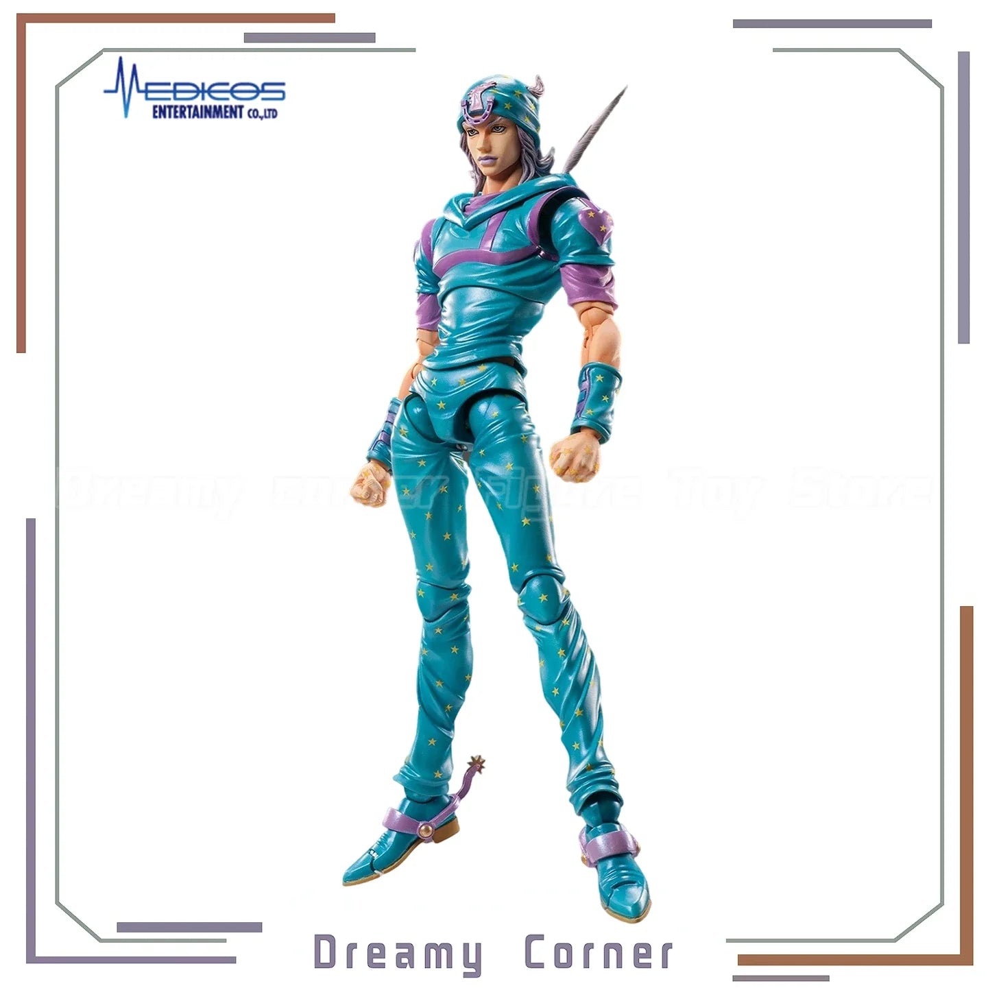 【Auf Lager】Original MEDICOS-E SUPER ACTION STATUE JoJo's Bizarre Adventure Part 7 STEEL BALL RUN Jojo Actionfigur Modell Spielzeug
