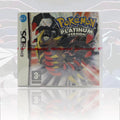 UKV Version Pokémon Platinum Version New Sealed Package DS Video Game Card Red Seal With Box and Manuals For DS 2DS 3DS Console