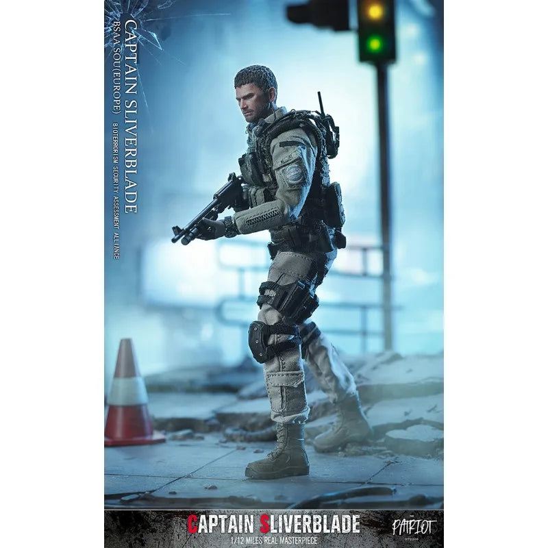 Vorverkauf 1/12 Resident Evil Bewegliche Gelenk Militärpuppen Actionfiguren Modell für 6-Zoll Soldaten Sammelornamente Display