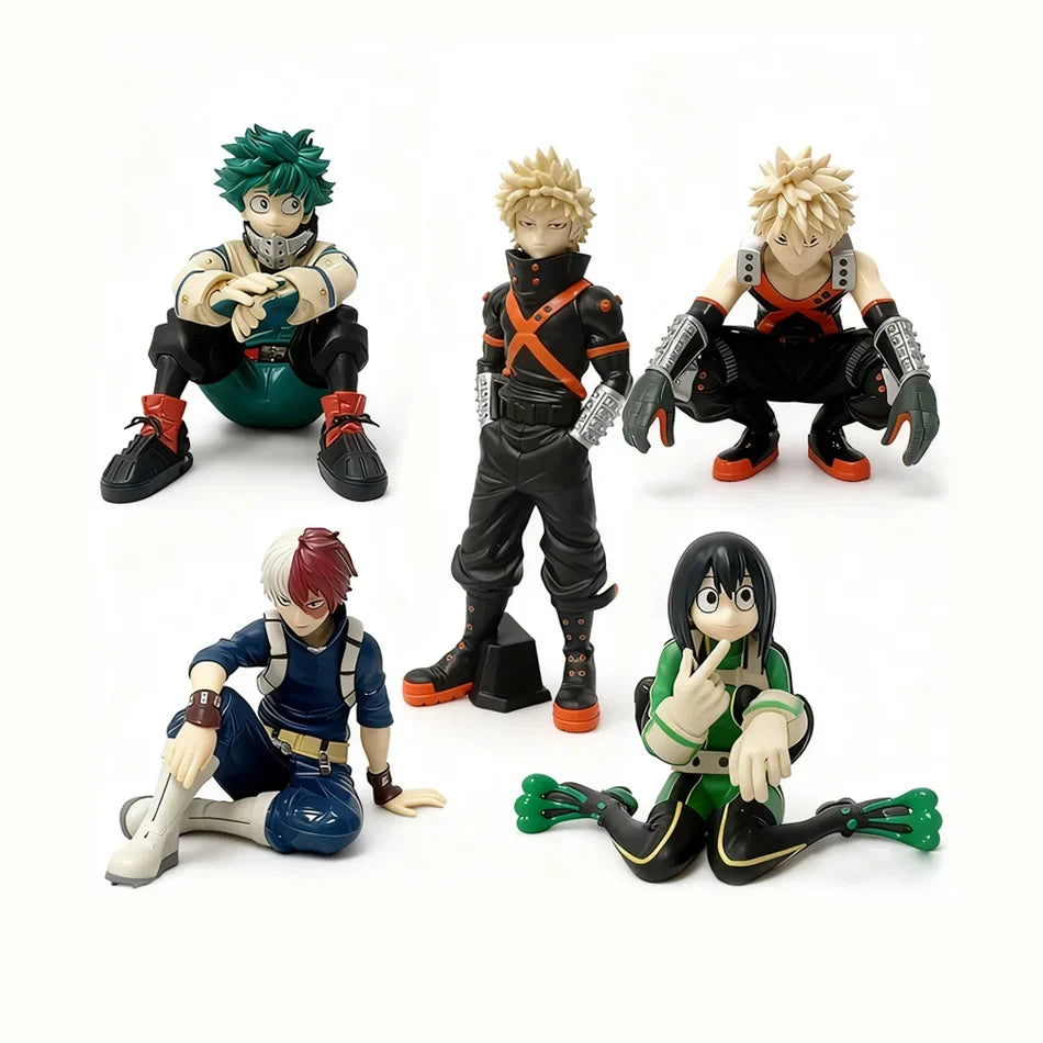 Fan Collectible My Hero Academia Anime Character Figures (Izuku Midoriya / Katsuki Bakugou / Tsuyu Asui / Shoto Todoroki & More