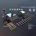 Vientiane Fusion 1/100 Apocalypse Mecha Model Kit Assembly Toy Action Figures Alloy Skeleton With Stand Desktop Decor Boy Gift