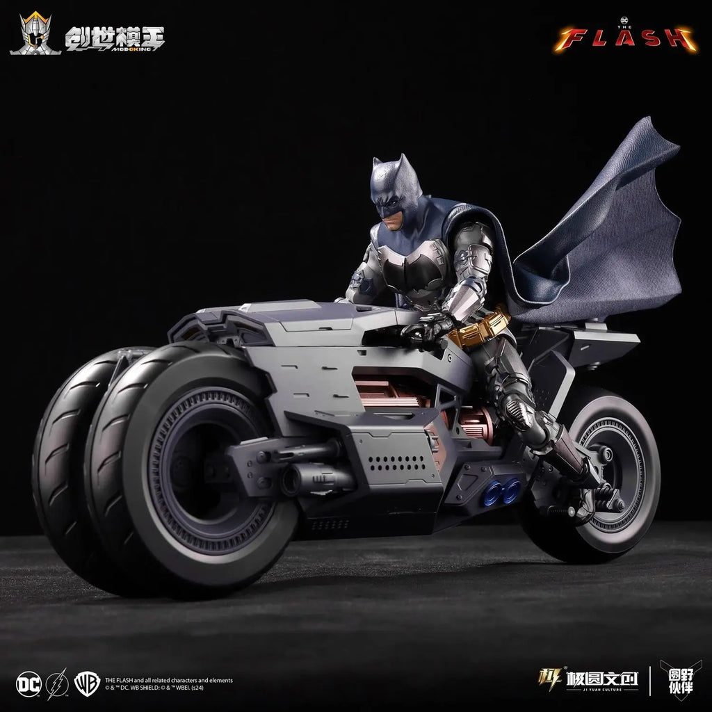 Batman Action Figure - the Dark Knight Collection with Batmobile Suit Toy Gift for Boys Modoking Ben Affleck Theme