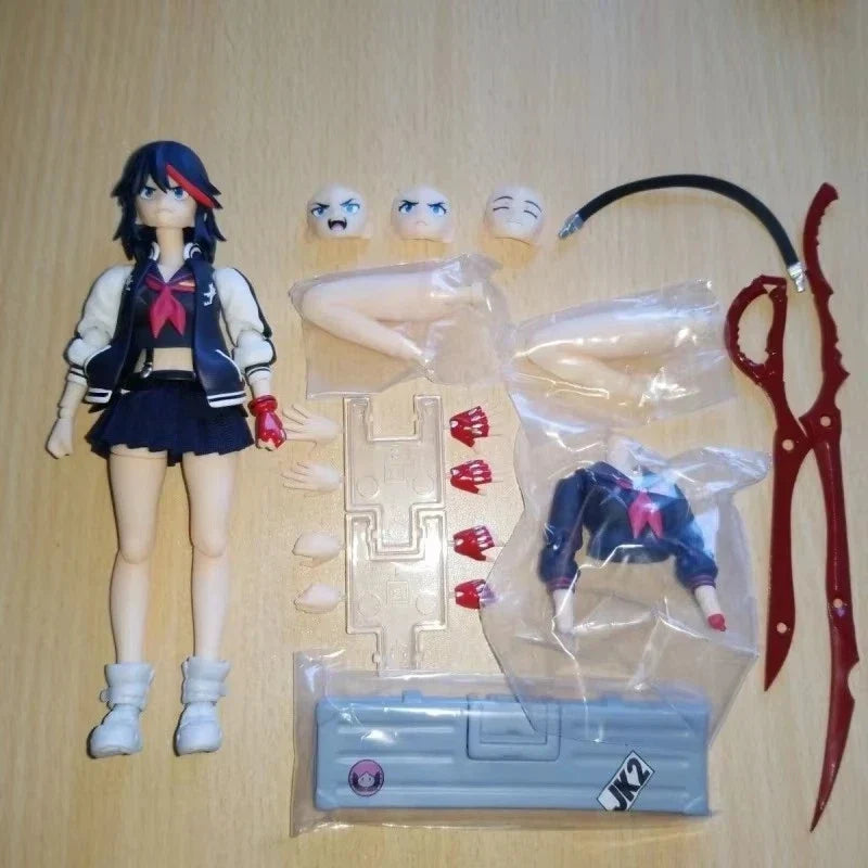 In Stock Aniplex Action Doll Buzzmod Kill La Kill Janpanese Anime Matoi Ryuuko 1/12 H Anime Action Model Figure Collect Toy Gift