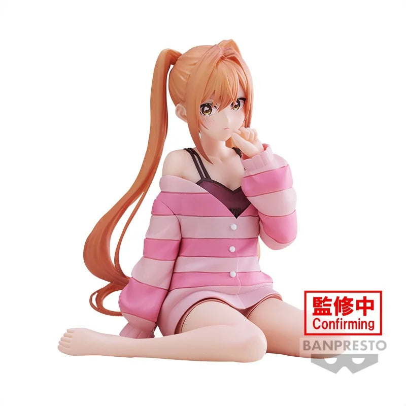Bandai Original 11Cm Relax time Hakari Hanazono Action Figure Toys For Kids Gift Collectible Model Ornaments