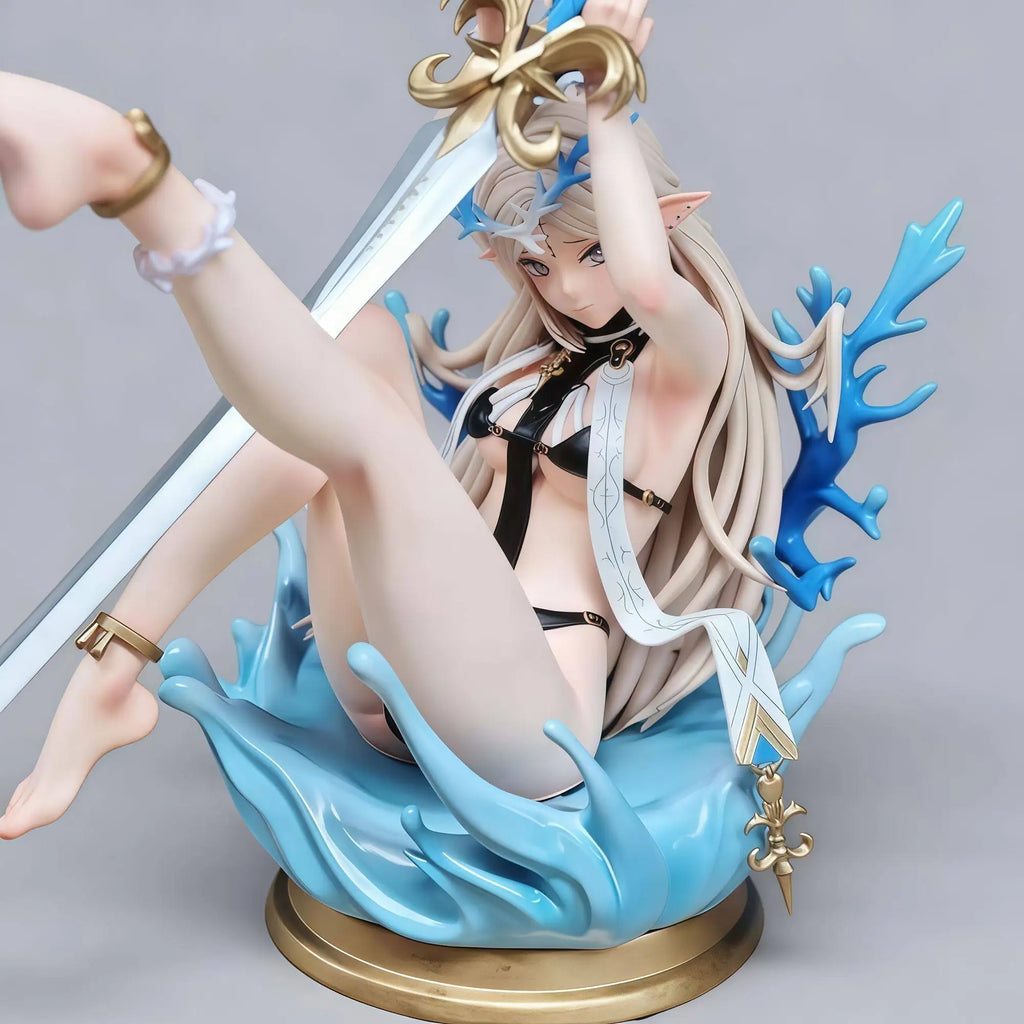 19cm Wuthering Waves Figure Cartethyia Cute Beautiful Girl Animation Collection Model Desktop Ornaments Holiday Gifts Kids Toys